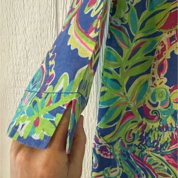 Lilly Pullitzer linen tunic - Picture 4 of 6